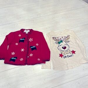 Christmas Sweater and Long Sleeve Bundle